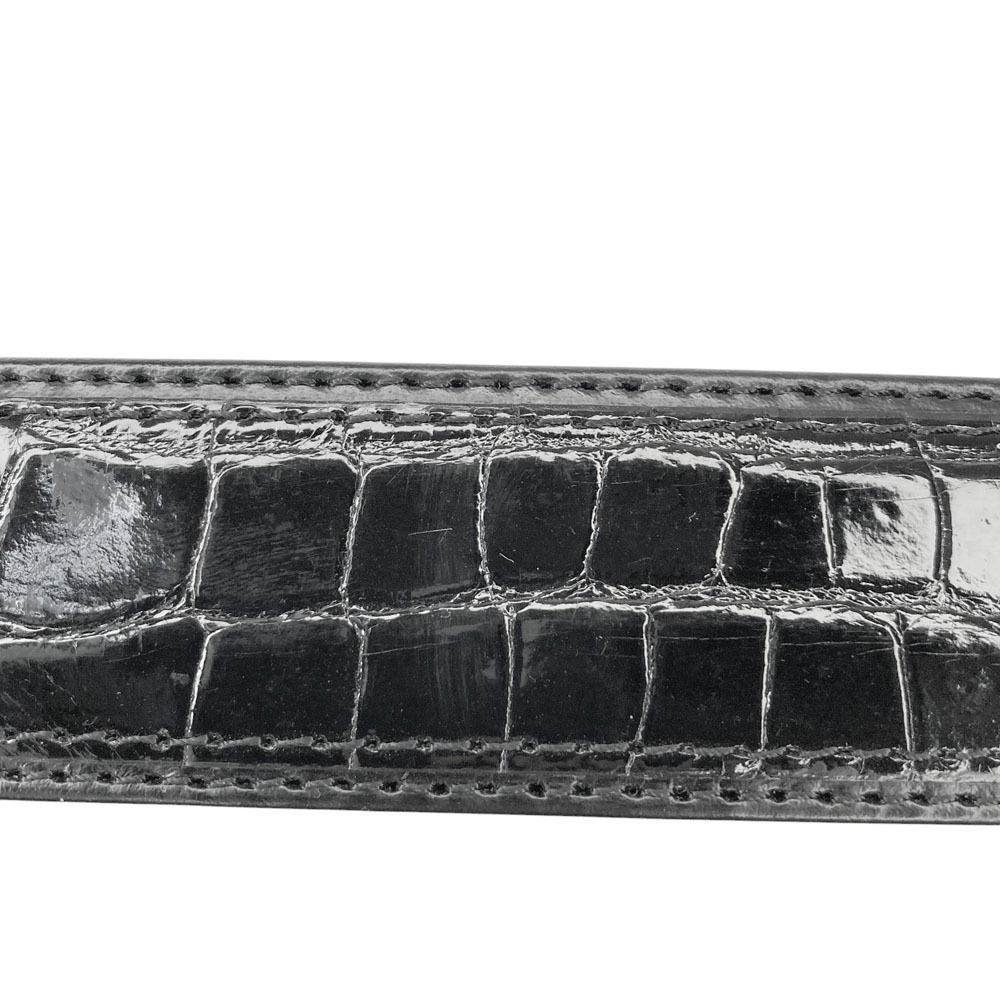 シャイニークロコダイルレザー