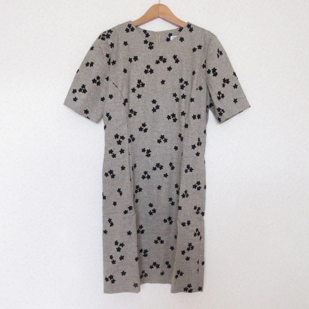 美品 FOXEY BOUTIQUE フォクシーブティック 長袖 フロッキープリント