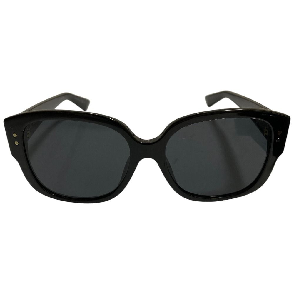 Christian Dior クリスチャンディオール Lady StudsF ゴールドスタッズ サングラス 8072 K ブラック レディース 古着