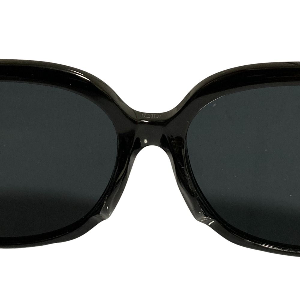 Christian Dior クリスチャンディオール Lady StudsF ゴールドスタッズ サングラス 8072 K ブラック レディース 古着