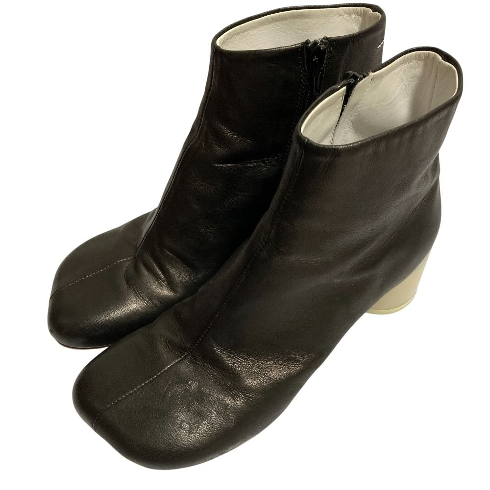 Maison Margiela MM 6 メゾンマルジェラ アナトミックアンクルブーツ サイズ37 23 5 cm相当 ブラック レディース 古着