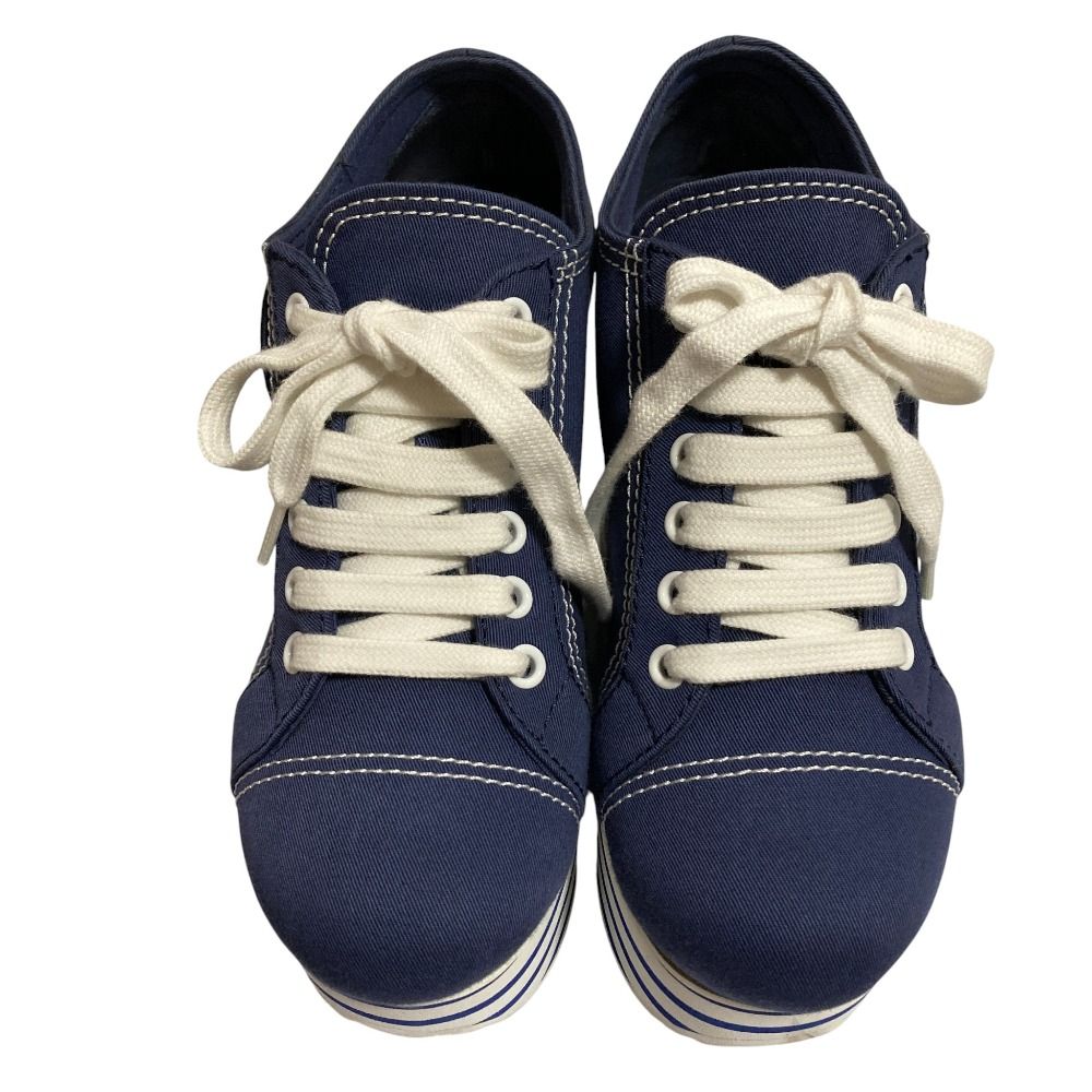 miumiu バレエ靴　36 1/2 ネイビー 正規品 miumiu バレエ靴 36 1/2 ネイビー 正規品 miumiu バレエ靴36 1/2 ネイビー