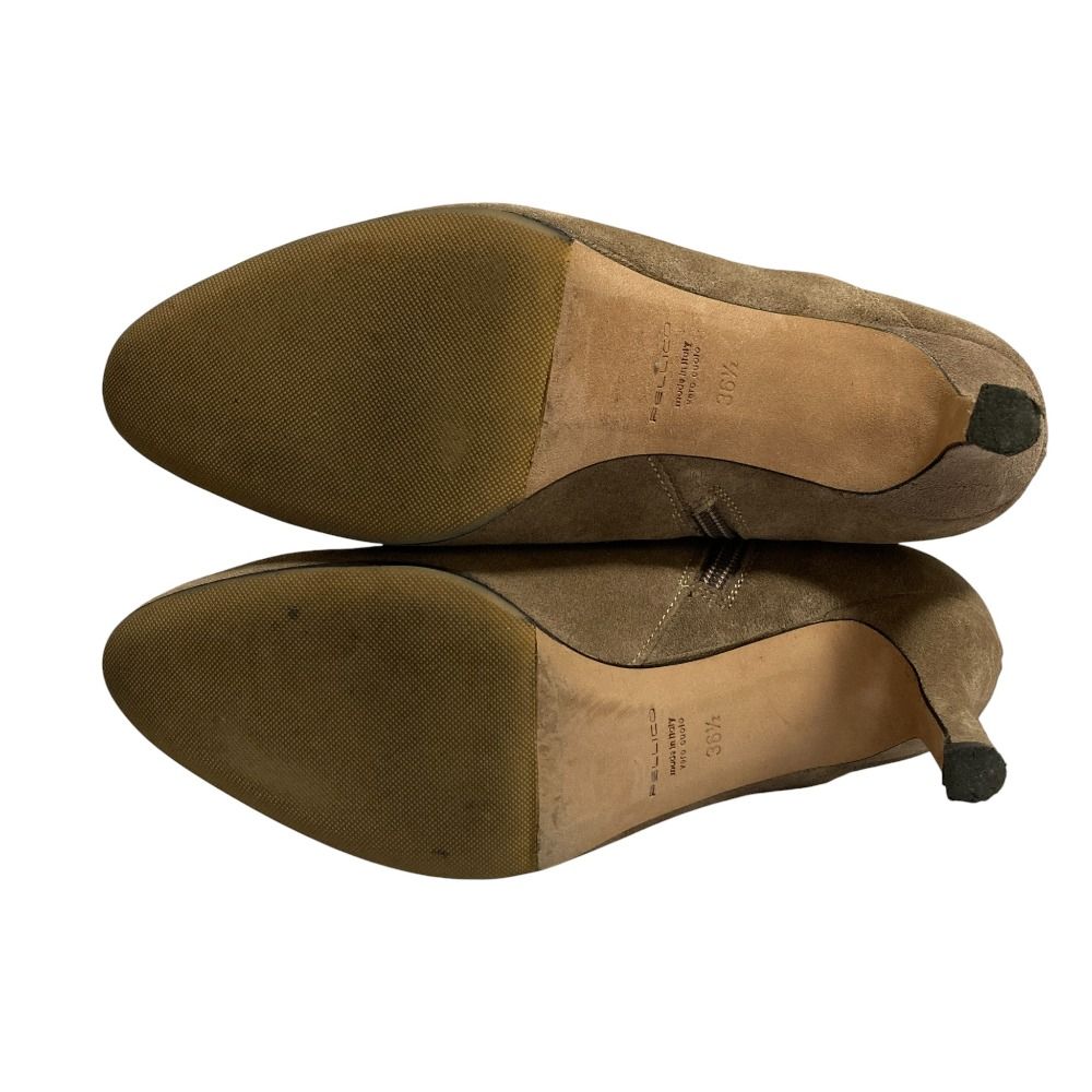 箱保存袋付き✨ペリーコ　TAXI80TR　スウェードショートブーツ　グレー　36 箱保存袋付き✨ペリーコ TAXI80TR スウェードショートブーツ グレー 36