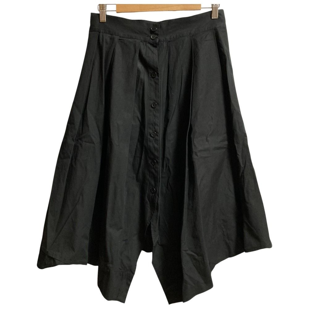 Yohji Yamamoto NOIR ヨウジヤマモト Cotton Wrap Skirt ラップスカート NJ S 03 023 サイズ1 ブラック レディース 古着