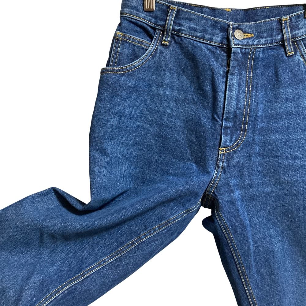 22 SS Maison Margiela メゾンマルジェラ 1 CROPPED KICK-FLARE フ デニムパンツ サイズ38 インディゴ レディース 古着