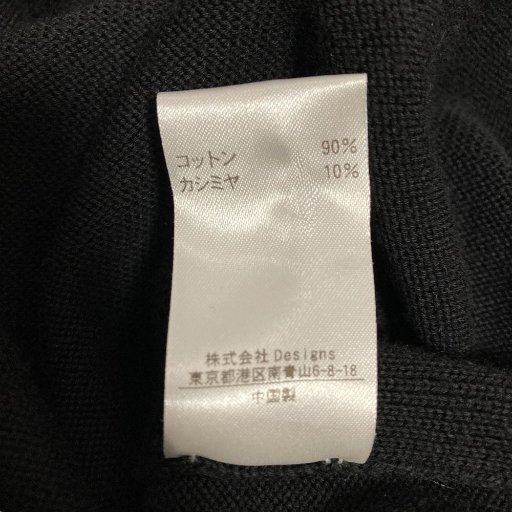  BLAMINK ブラミンク コットンカシミヤ ニットワンピース 7926 106 0140 サイズ36 ブラック レディース 古着 ノースリーブ その他