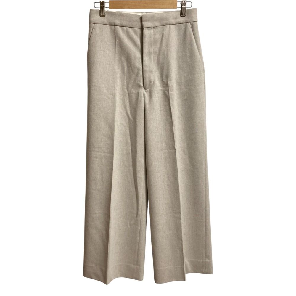 Drawer ドゥロワー ウール ワイド パンツ 6514 236 1357 サイズ36 グレー レディース 古着