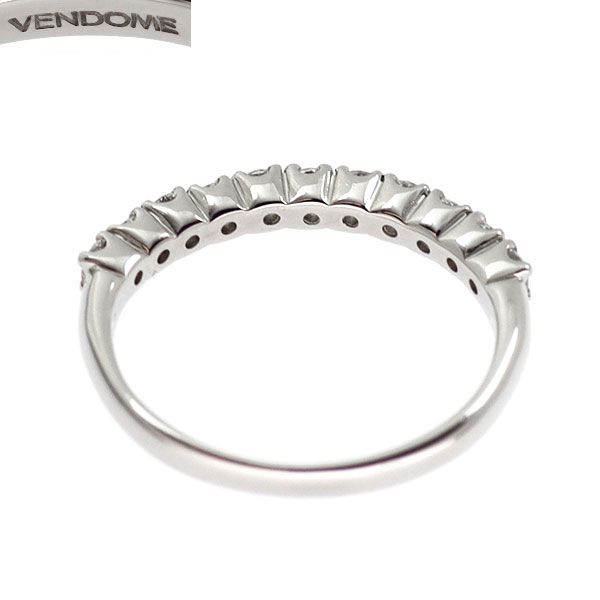 の*ん様 pt900 ヴァンドーム　ダイヤモンド　リング ヴァンドーム青山 Pt900 ダイヤモンド リング 0.37ct ハーフエタニティ