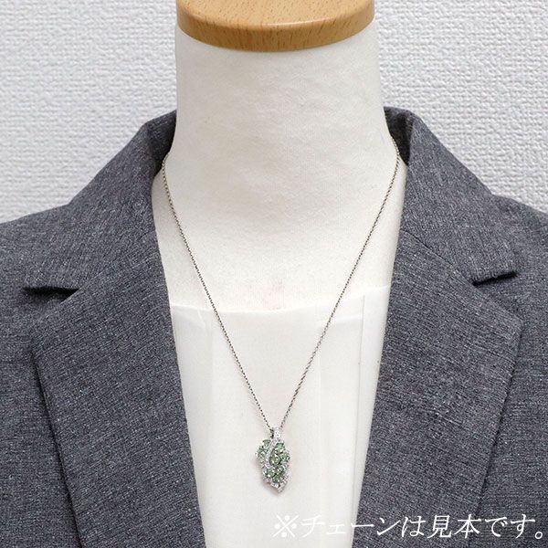 k18 アレキサンドライト ダイヤモンド ペンダントトップ K18WG アレキサンドライトダイヤ ペンダントトップ/チャーム