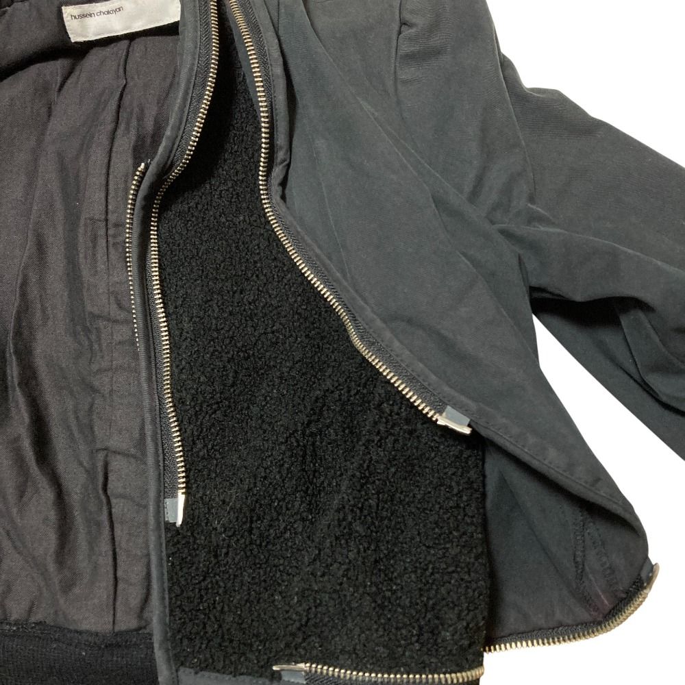 良品 Hussein Chalayan フセインチャラヤン ジップデザインジャケット