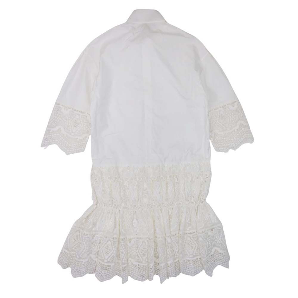 美品 Ermanno Scervino エルマンノシェルビーノ ケミカルレース 七分袖