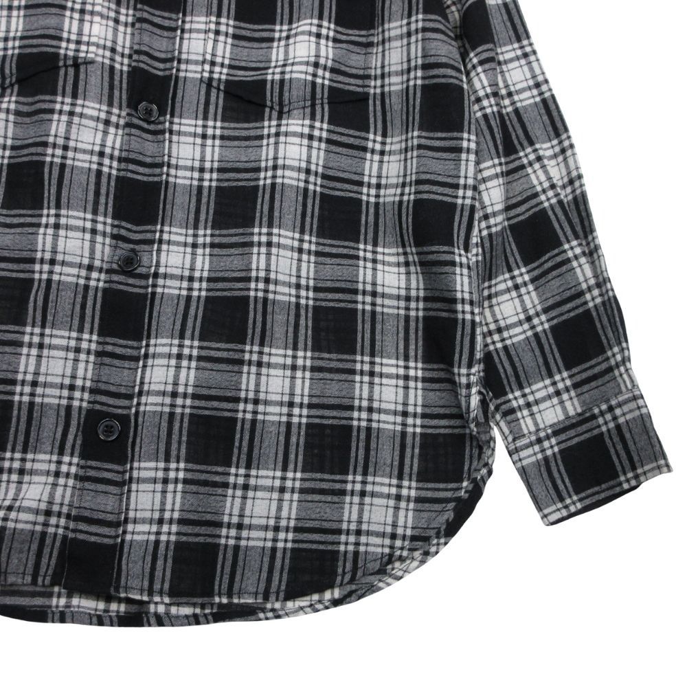 美品 16ss エディ期 SAINT LAURENT サンローラン チェック柄 長袖