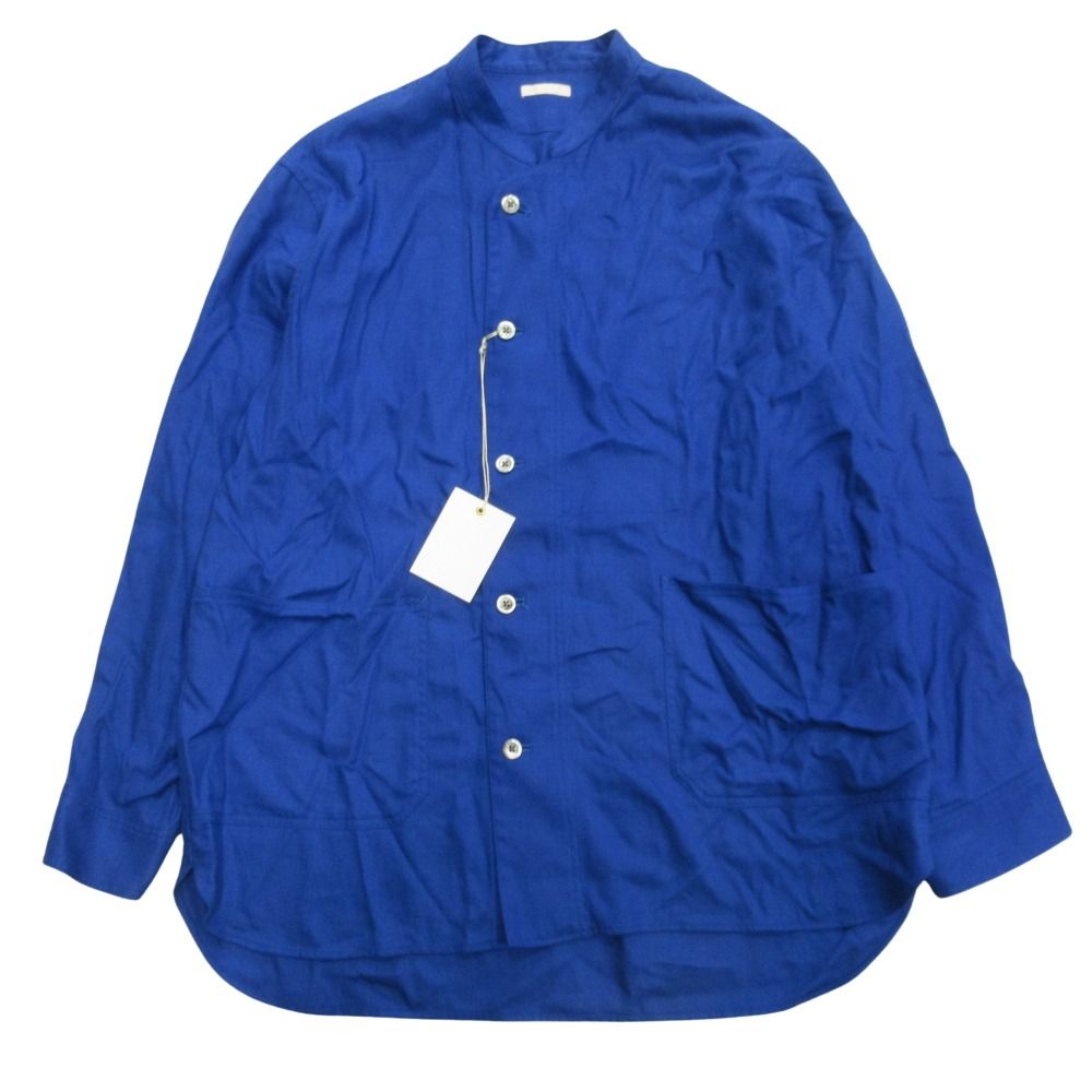 アルテリア RAYON LINEN TWILL WORK SH-JKT レーヨン リネン ツイル ワーク シャツ ジャケット ブルゾン 3 青 ブルー メンズ 古着