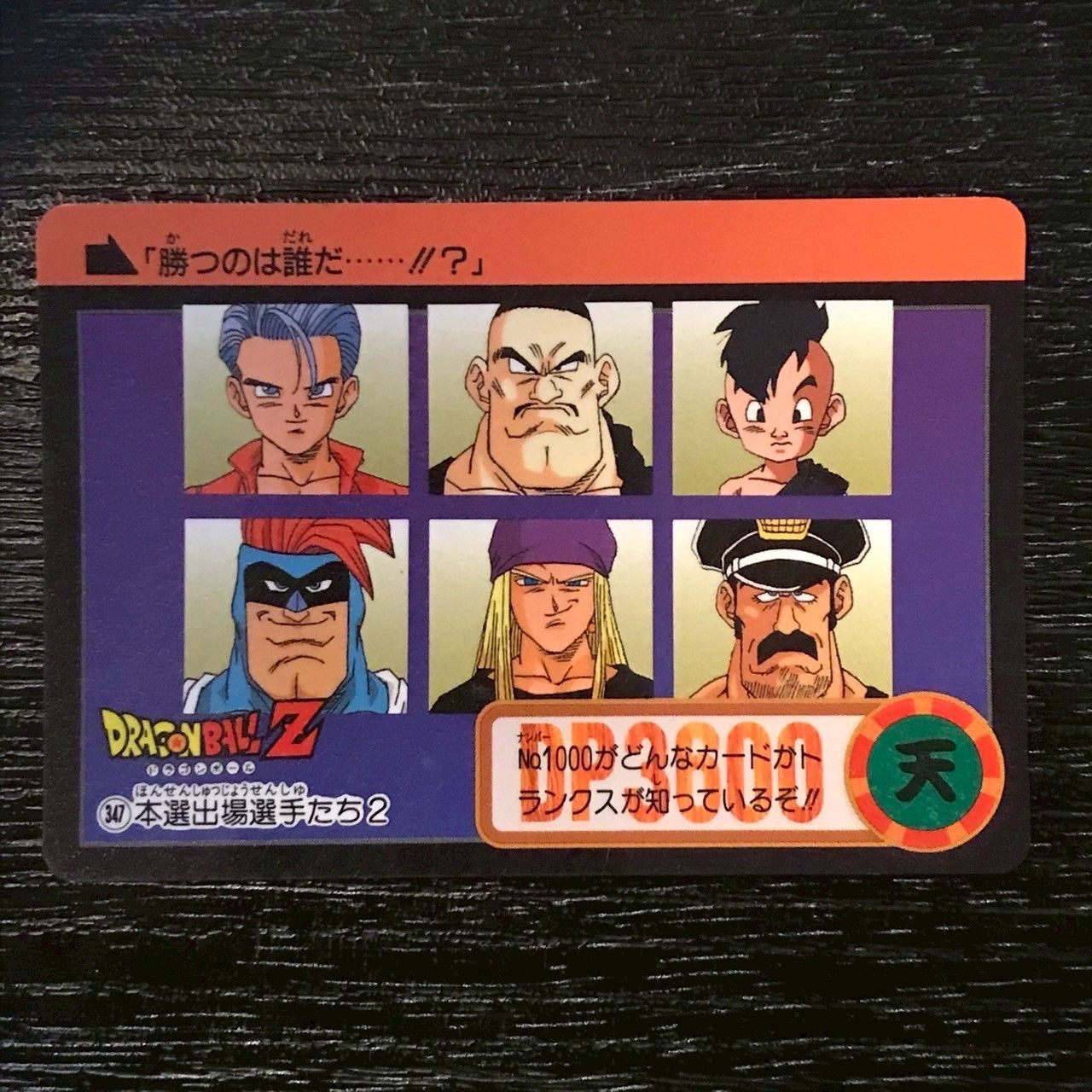 347 本戦出場選手たち2 ドラゴンボールカードダス - メルカリ