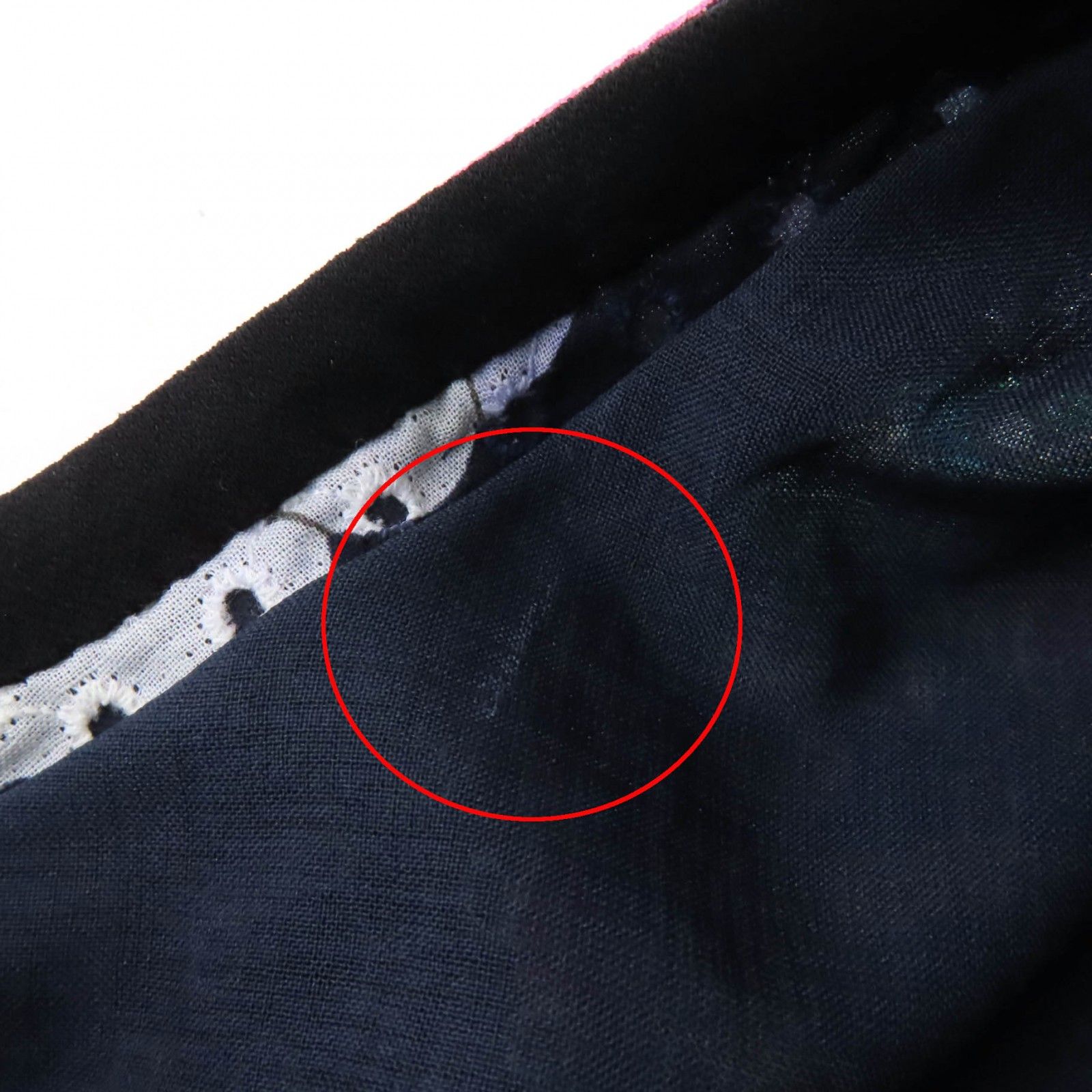 ロゴボタン付き フラワー総柄