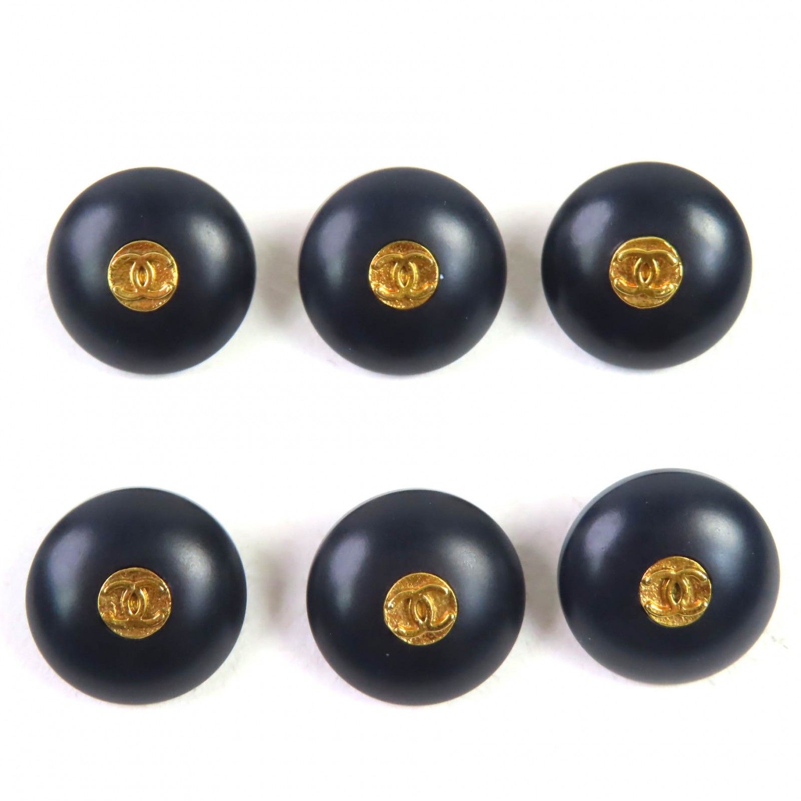 CHANEL ビンテージ　キュロット　ゴールドココマークボタン　38 ブラック CHANEL ビンテージ キュロット ゴールドココマークボタン 38 ブラック