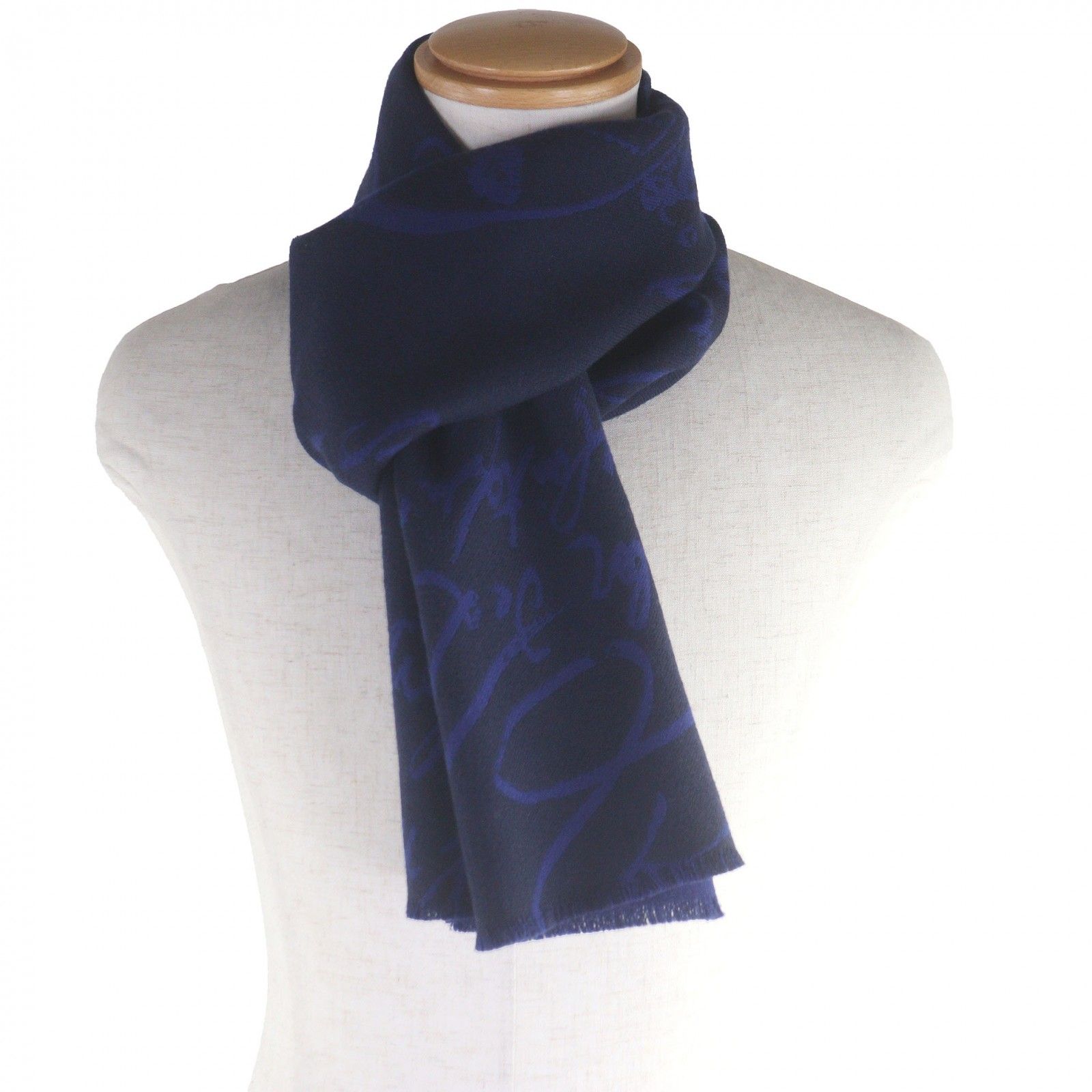 極美品□BERLUTI ベルルッティ ウール100％ カリグラフィ スクリット