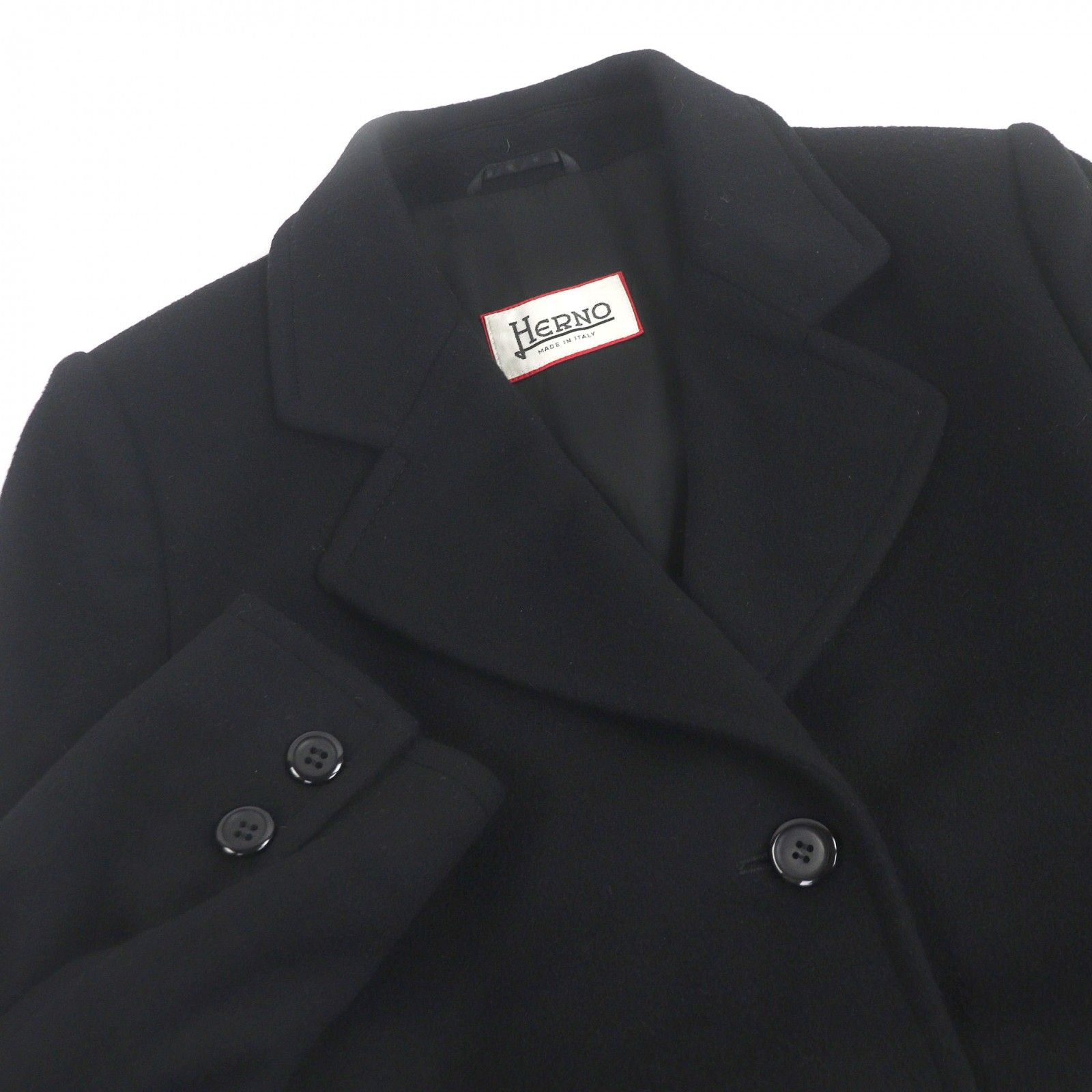 美品□Herno ヘルノ ヴィンテージ カシミヤ100% 裏シルク100