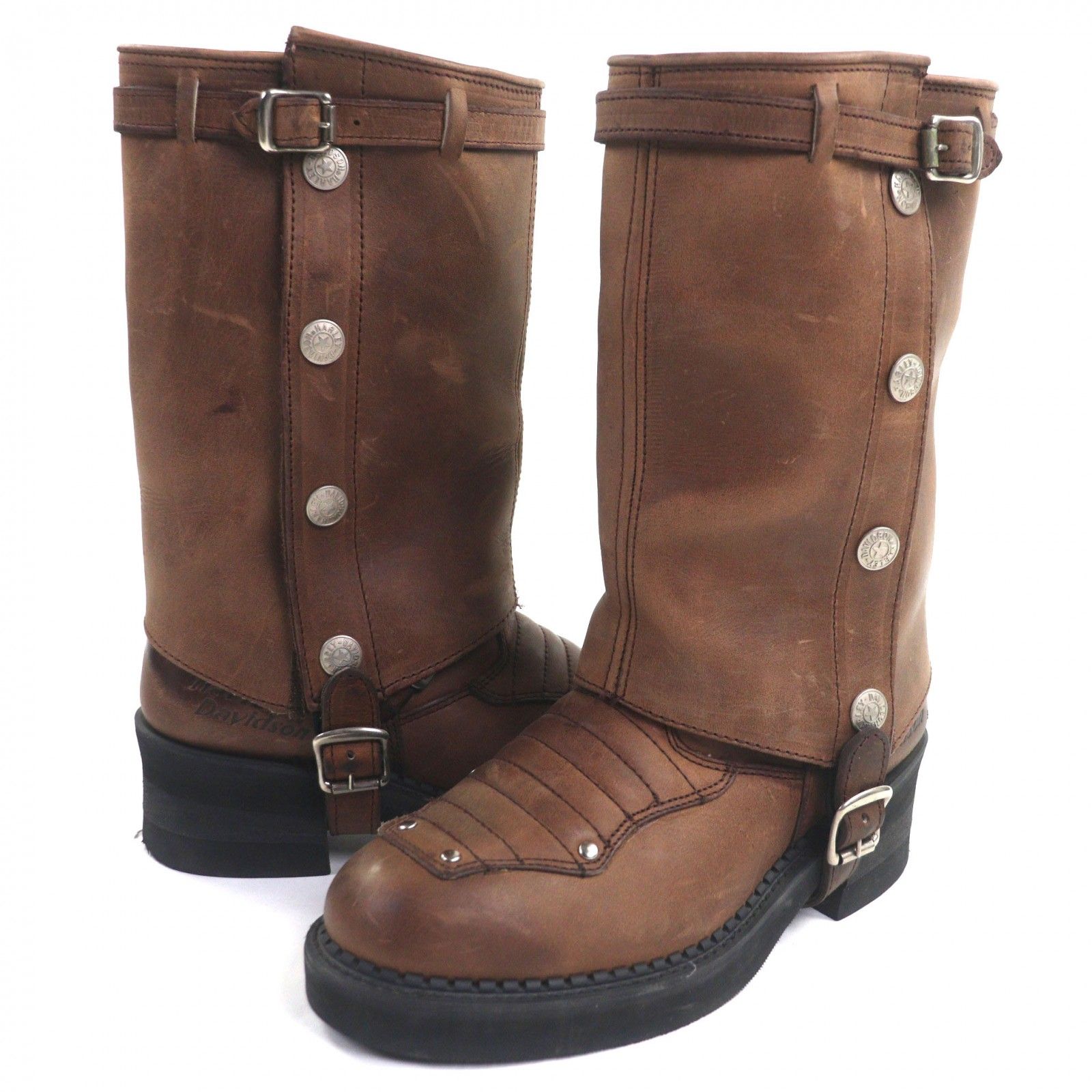 美品▽HARLEY DAVIDSON ハーレーダビッドソン レザー ロゴ刻印 2WAY