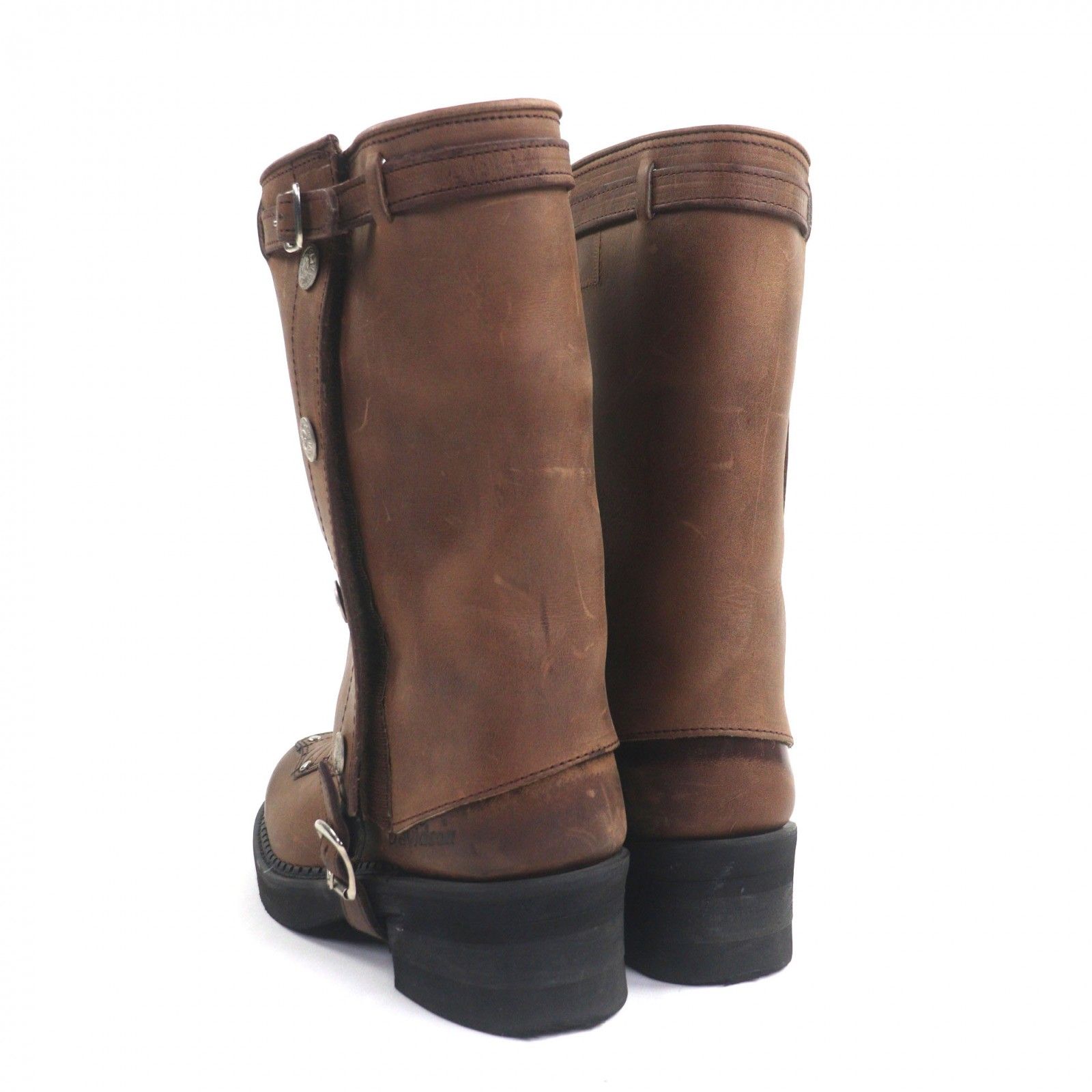 美品▽HARLEY DAVIDSON ハーレーダビッドソン レザー ロゴ刻印 2WAY