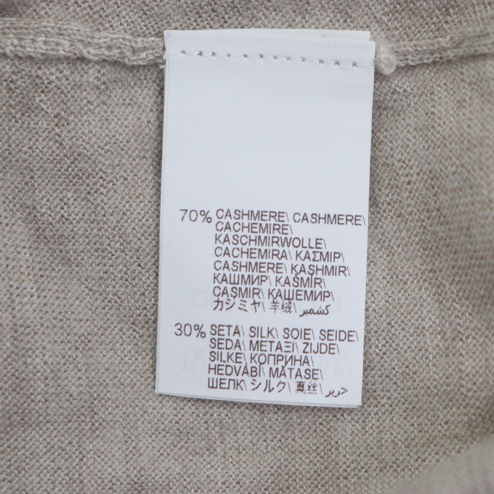 極美品▽Brunello Cucinelli ブルネロクチネリ カシミヤ シルク クルー