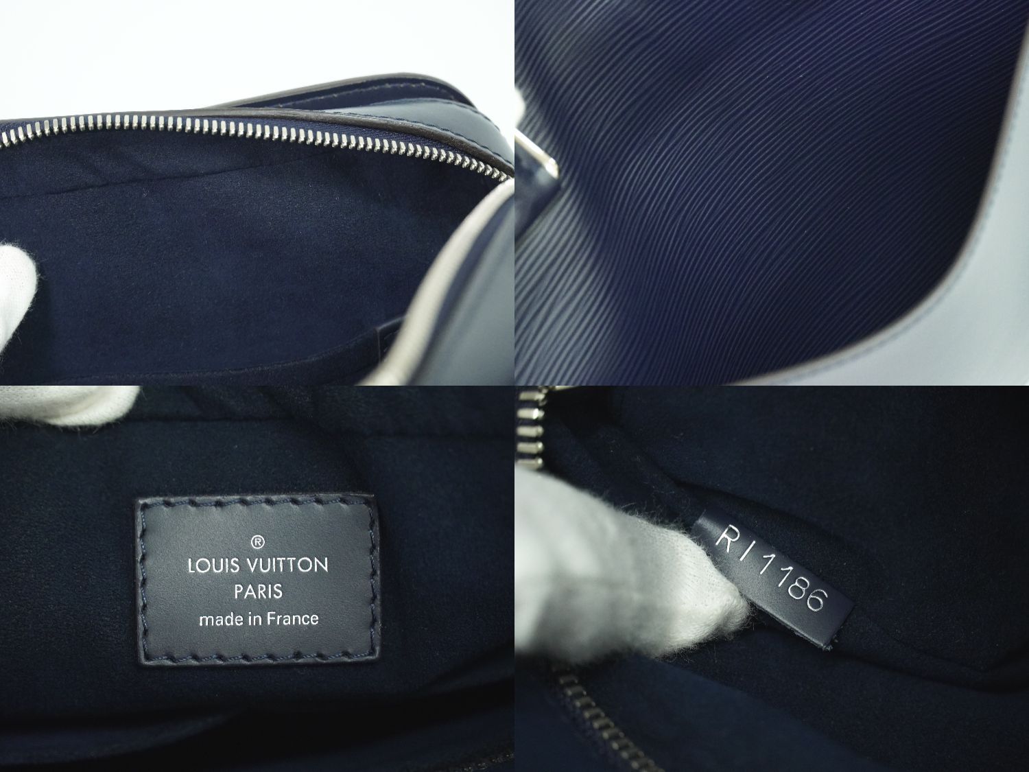 本物 ルイヴィトン LOUIS VUITTON LV ブルックス エピ レザー ビジネス