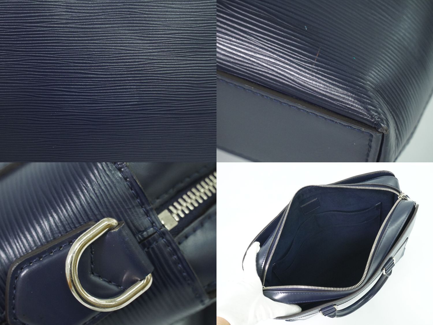 本物 ルイヴィトン LOUIS VUITTON LV ブルックス エピ レザー ビジネス