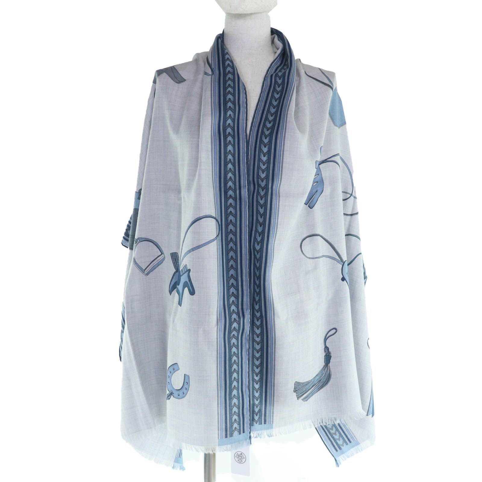 未使用品☆HERMES エルメス ET GRIS GRIS レクタングル カシミヤ