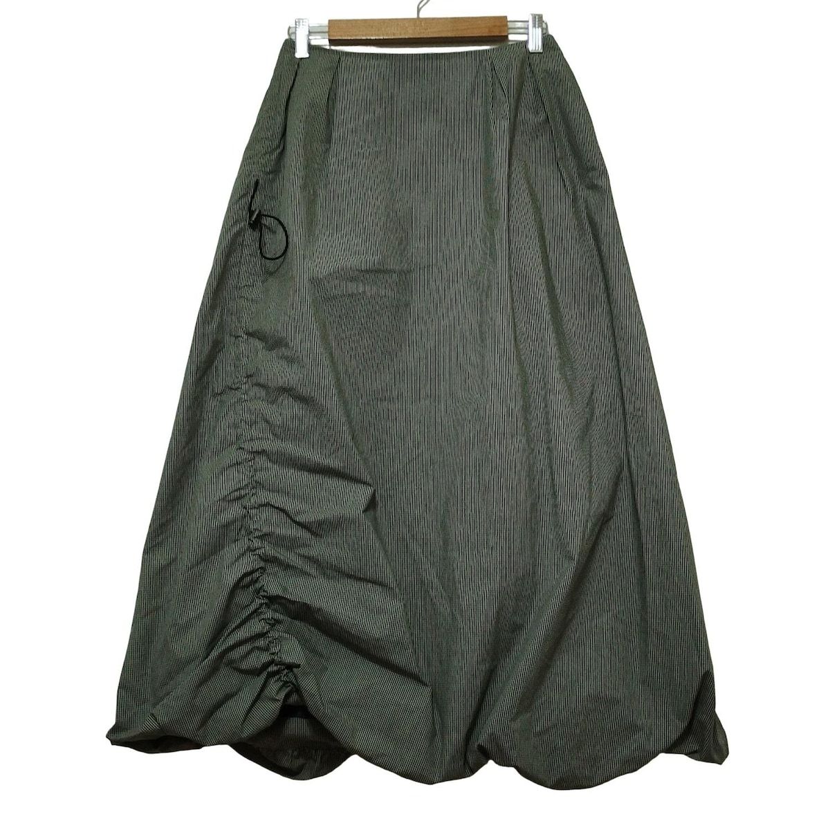 AK 1 エーケーワン ロングスカート サイズ38 M レディース 黒 白 マキシ丈 チェック柄