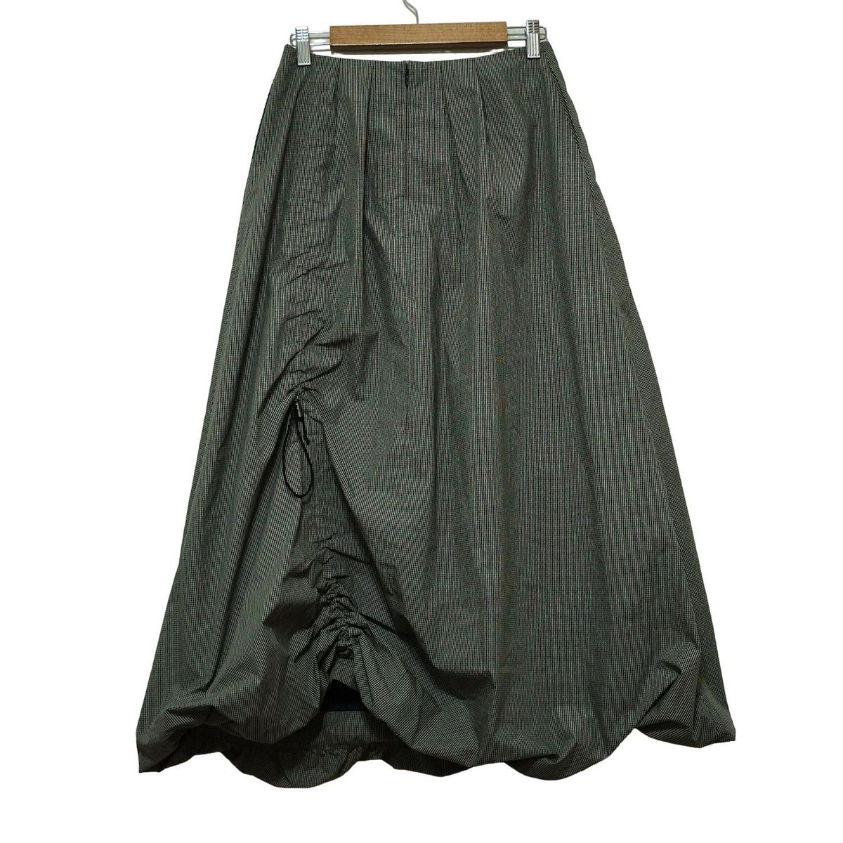 AK 1 エーケーワン ロングスカート サイズ38 M レディース - 黒×白 マキシ丈 チェック柄