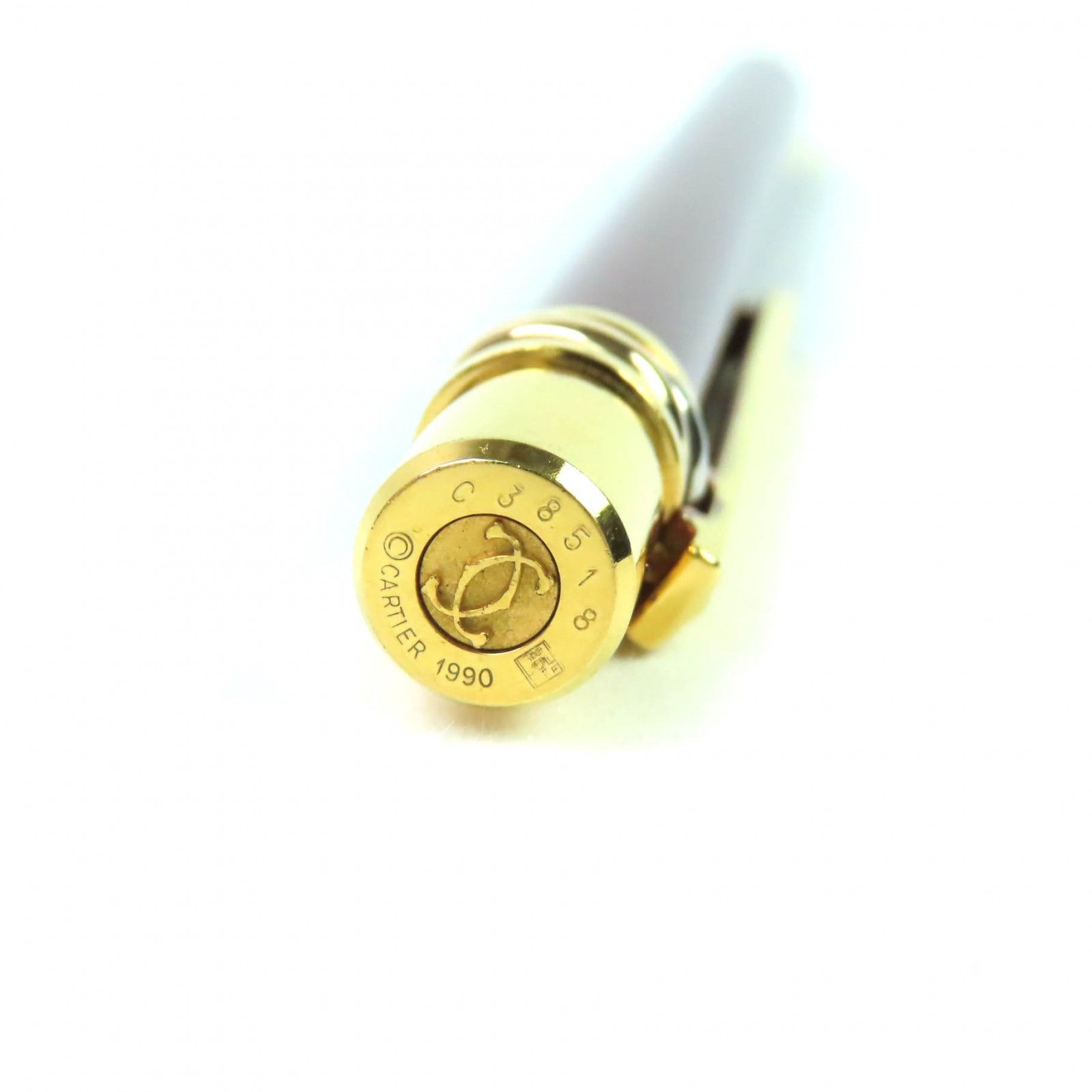 【美品】カルティエ トリニティ マラカイトマーブル柄 ボールペン 筆記確認済み 良品△Cartier カルティエ トリニティ マーブル柄 ツイスト式