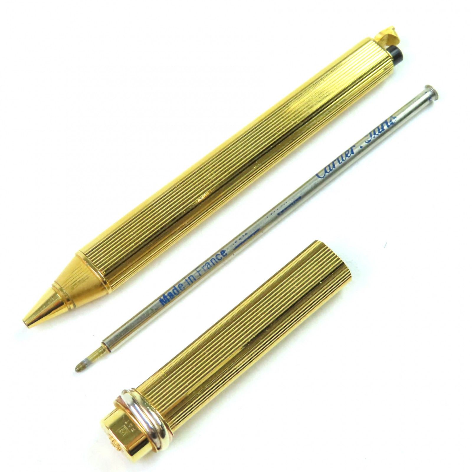 良品△Cartier カルティエ ヴィンテージ トリニティ ストライプ