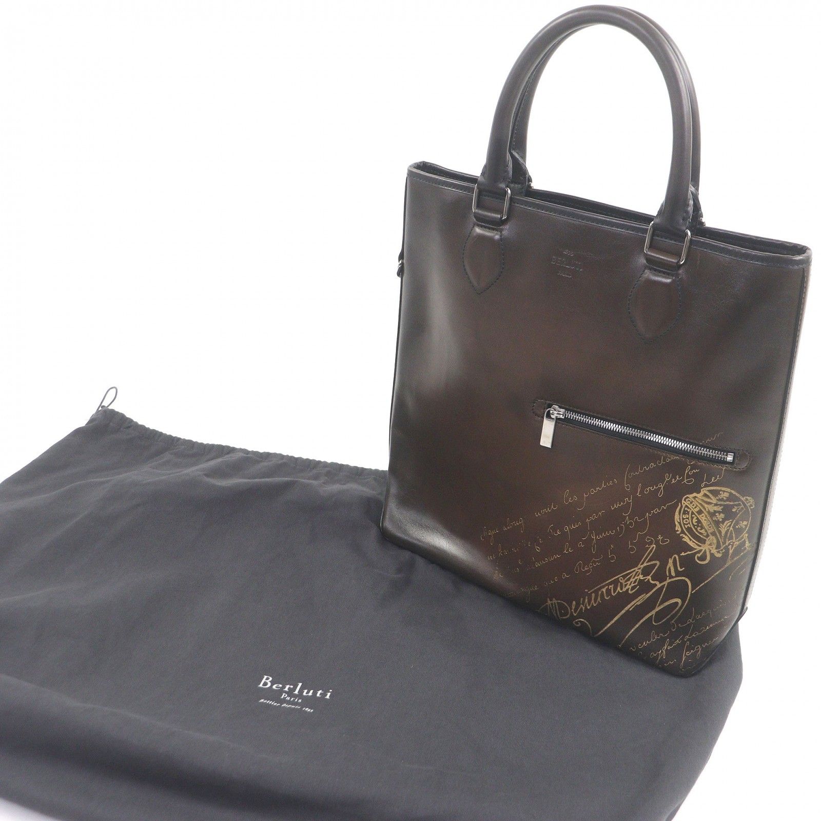 美品□BERLUTI ベルルッティ カリグラフィ トゥジュール バーティカル