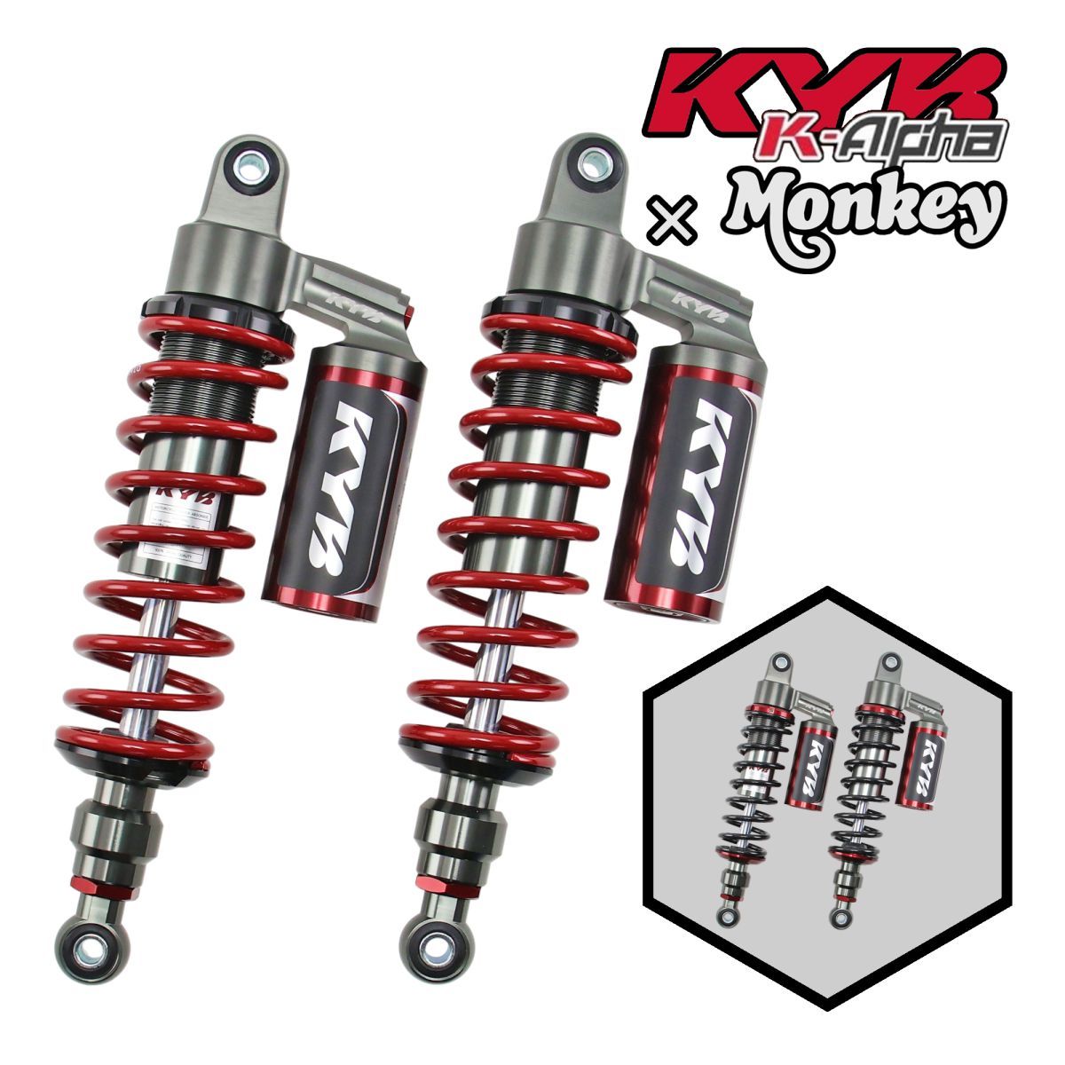 タイカヤバ KYB モンキー125 Monkey JB02 JB03 JB05 K-Alpha