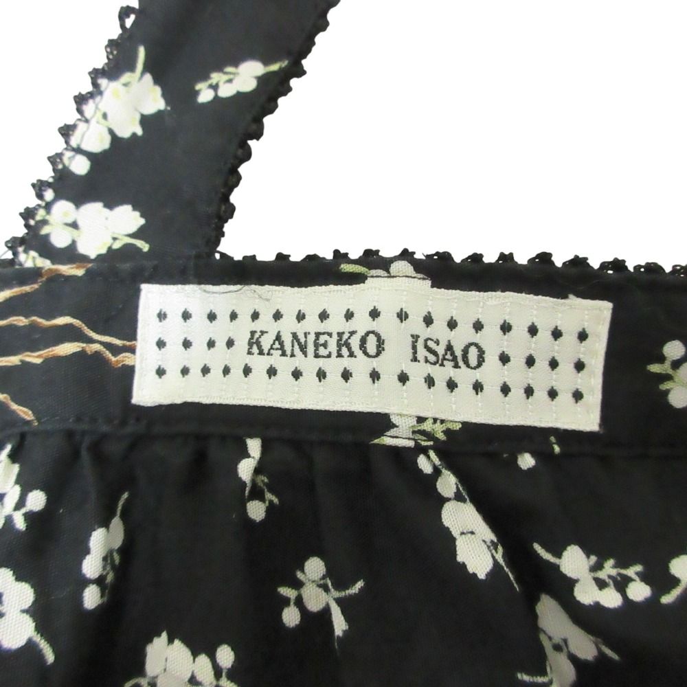 美品 KANEKO ISAO カネコイサオ フラワープリント ジャンパースカート