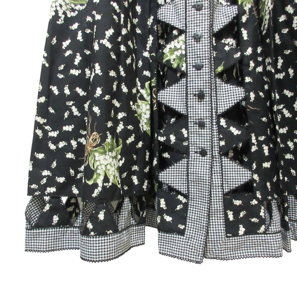 美品 KANEKO ISAO カネコイサオ フラワープリント ジャンパースカート