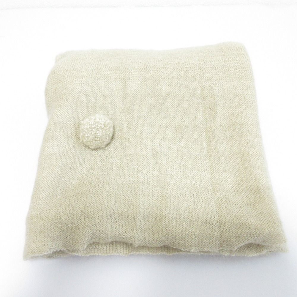 22 AW mina perhonen ミナペルホネン IATI スヌード マフラー グレー レディース 古着