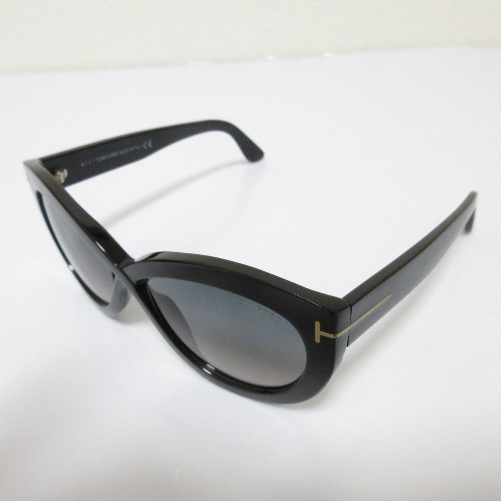 TOM FORD トムフォード Diane-02 サングラス TF 577 01 B ブラック レディース 古着