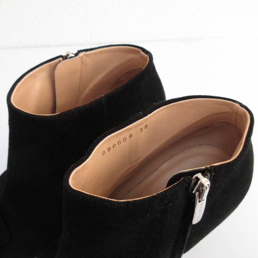 良品 sergio rossi セルジオロッシ sr1 スエード ショートブーツ