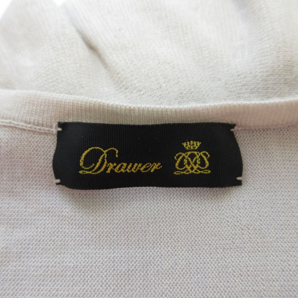 ショートスリーブ ニットブラウス