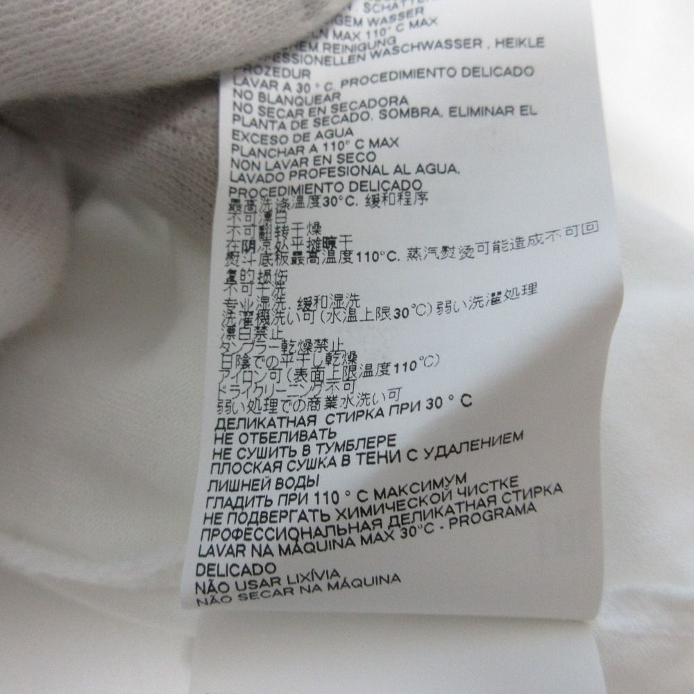  MM 6 Maison Margiela エムエムシックス メゾンマルジェラ スペードプリント ロングスリーブ Tシャツ サイズS ホワイト レディース 古着 長袖 Tシャツ カットソー