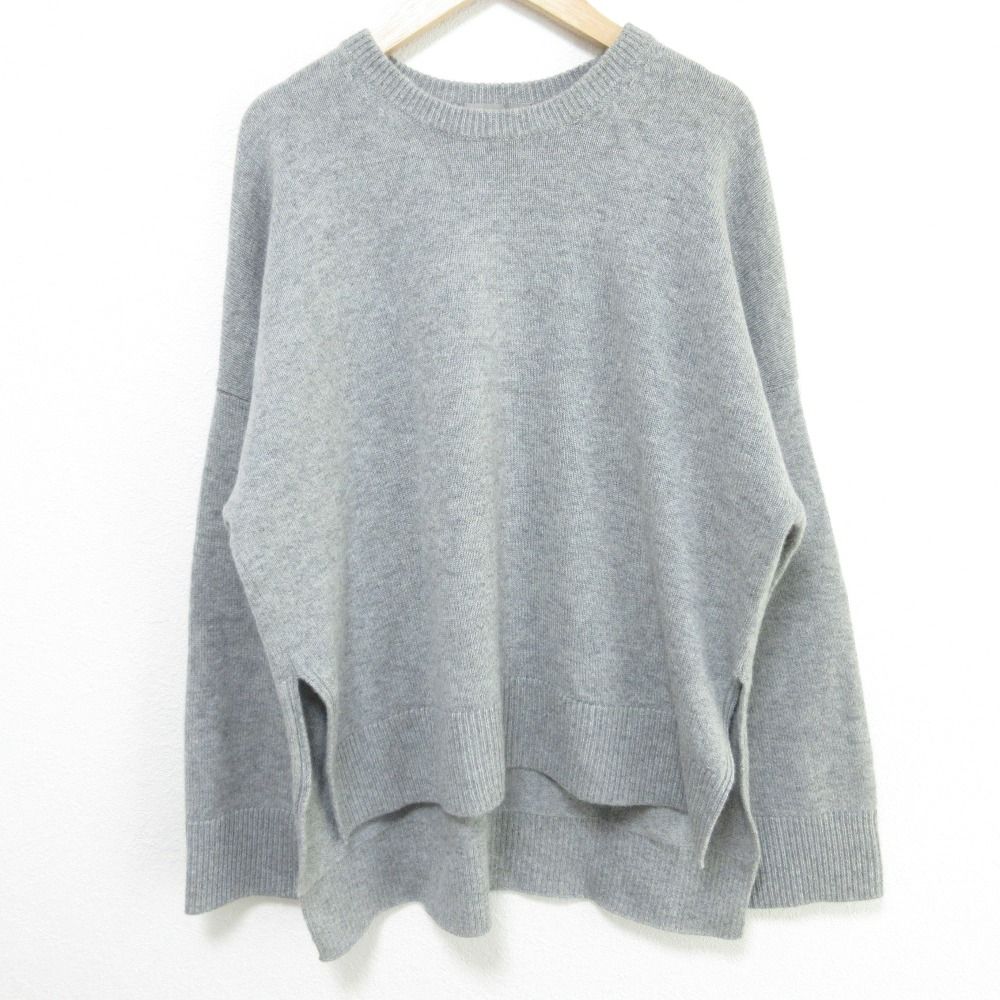 美品 theory luxe セオリーリュクス カシミヤ クルーネックニット