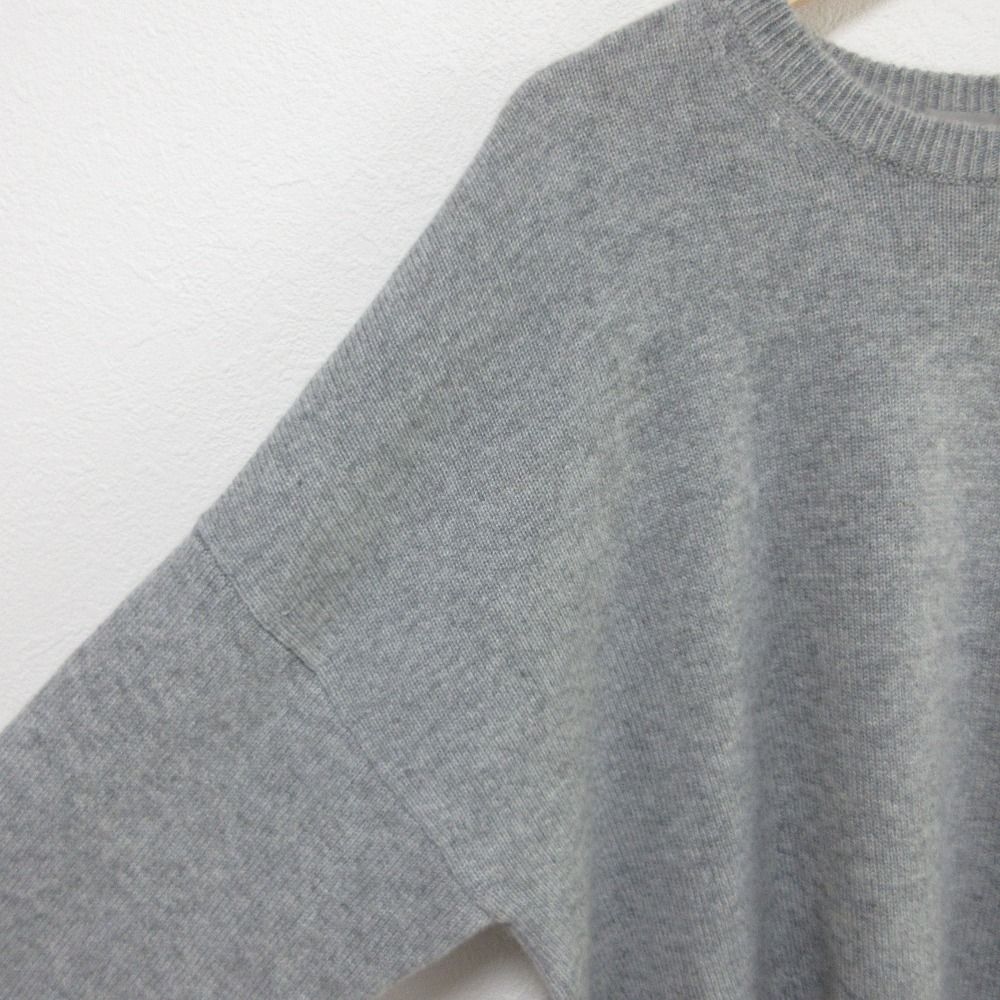 美品 theory luxe セオリーリュクス カシミヤ クルーネックニット