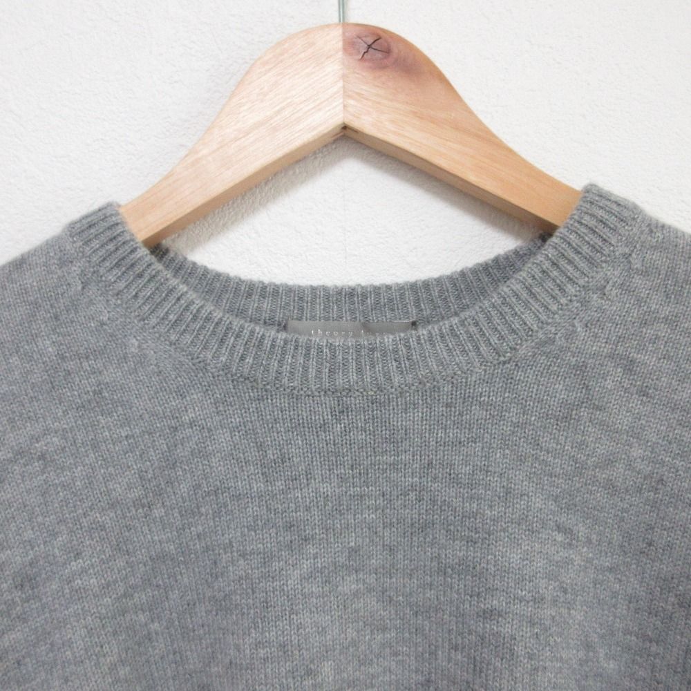美品 theory luxe セオリーリュクス カシミヤ クルーネックニット