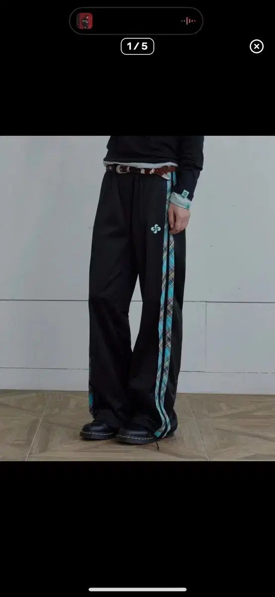 ヘレティック CHECK トラックパンツ