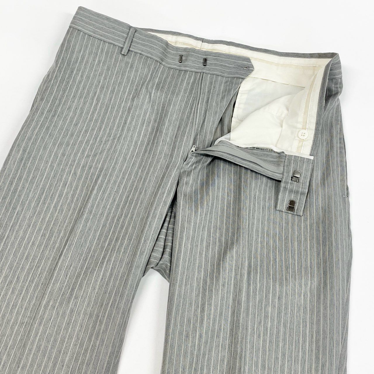 9L19 GUCCI グッチ スイス製 セットアップ スーツ ストライプ 大きい