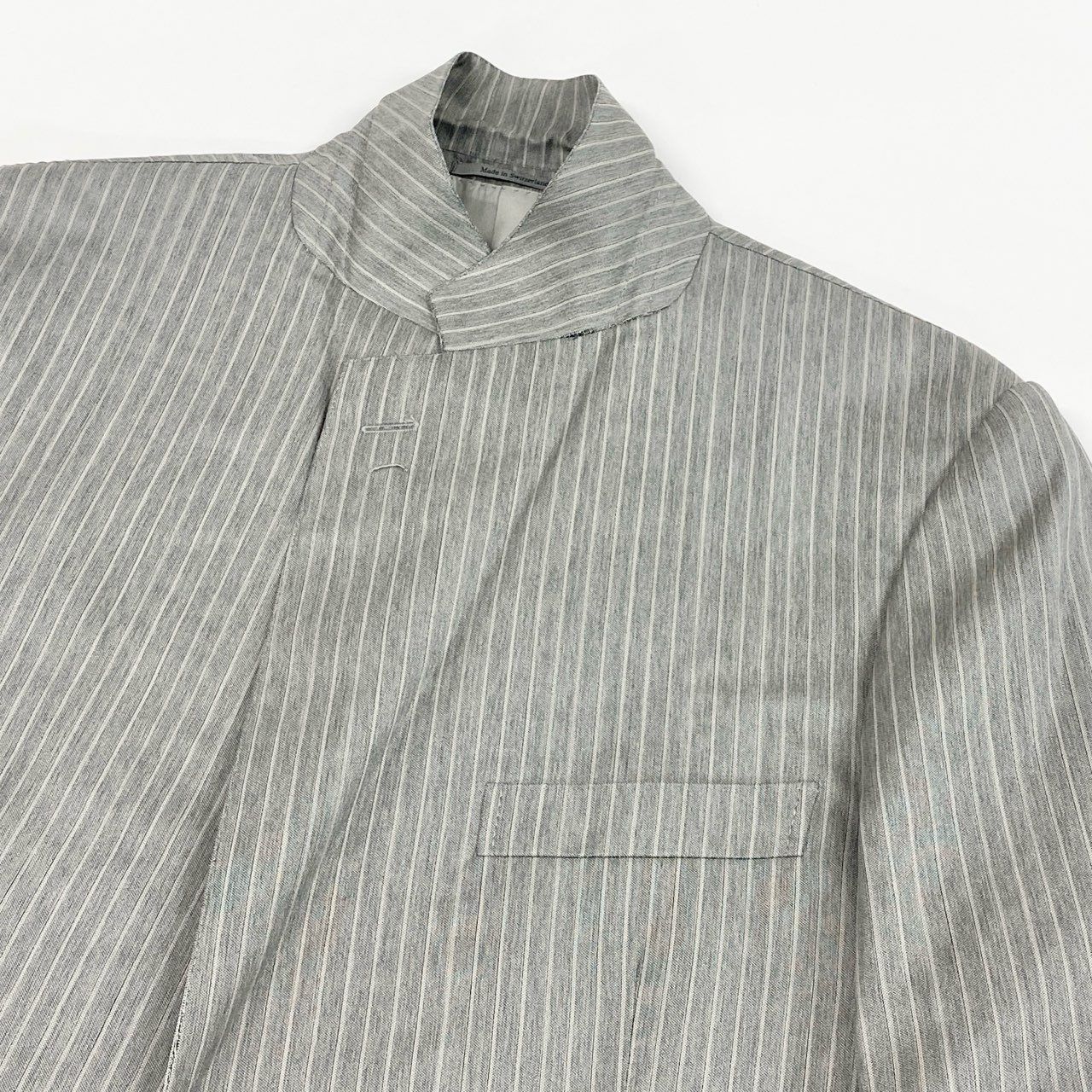 9L19 GUCCI グッチ スイス製 セットアップ スーツ ストライプ 大きい