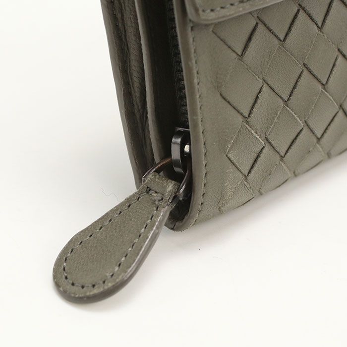 長財布二折 ラムスキン