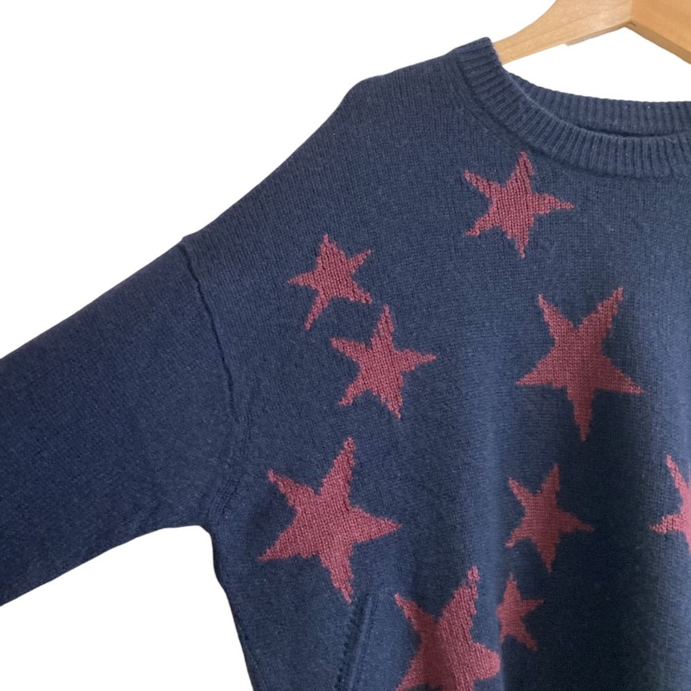 美品 ZADIG & VOLTAIRE ザディグエヴォルテール カシミヤ100％ スター