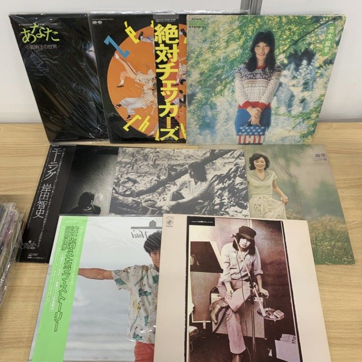 □01)【1点限り!】歌謡曲などのLPレコード まとめ売り約50点大量セット